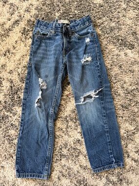 Levi's Distressed Blue Boys Jeans